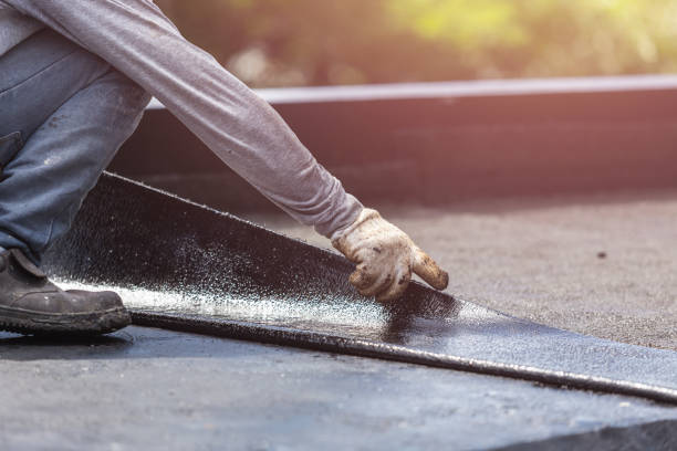 Professional Wet Basement Repair technician working in Pleasant Lake, MI
